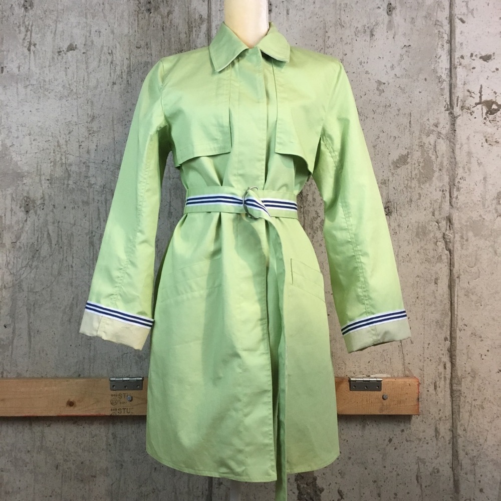 Dennis Basso Trench Coat Jacket S Water Repellant